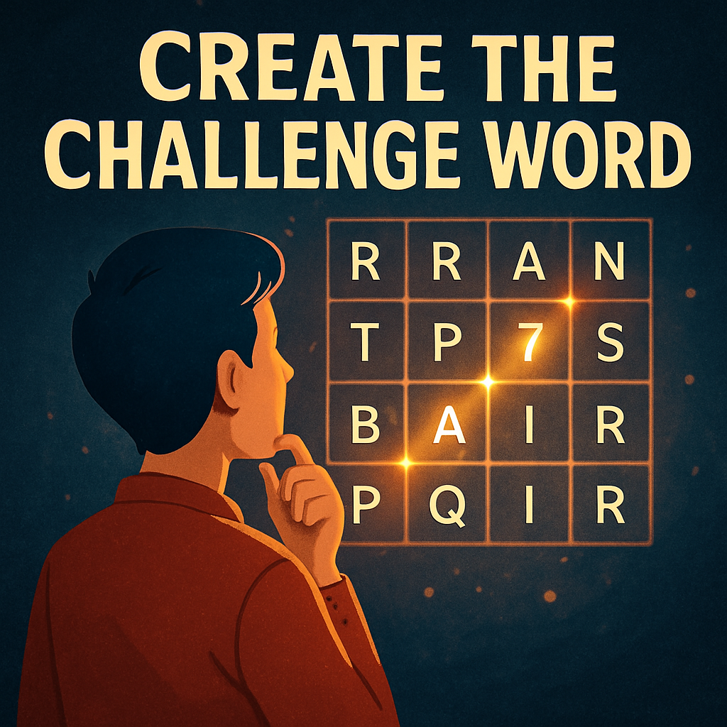  Create The Challenge Word
